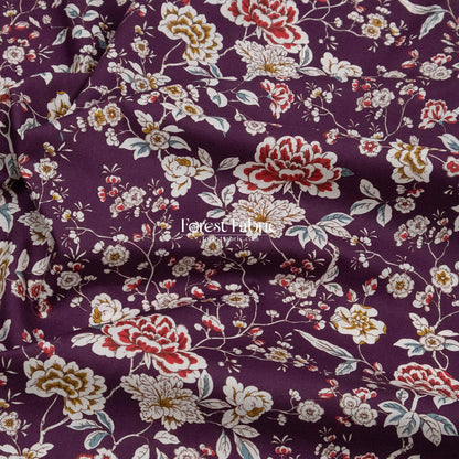 Liberty of London (Cotton Tana Lawn Fabric) - Ceremony - FO:REST Fabric 布恩堂Liberty fabrictana lawnjapanese fabricykk zipper