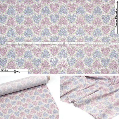 Liberty of London (Cotton Tana Lawn Fabric) - Chamomile Hearts - FO:REST Fabric 布恩堂Liberty fabrictana lawnjapanese fabricykk zipper