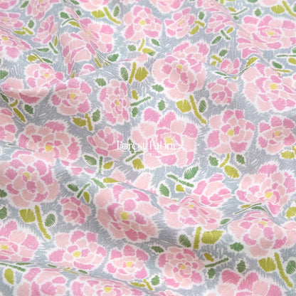 Liberty of London (Cotton Tana Lawn Fabric) - Charleston Posy - FO:REST Fabric 布恩堂Liberty fabrictana lawnjapanese fabricykk zipper