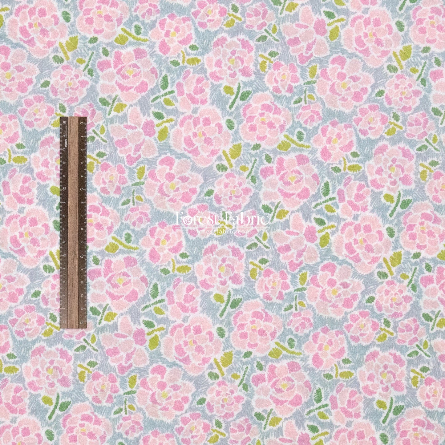 Liberty of London (Cotton Tana Lawn Fabric) - Charleston Posy - FO:REST Fabric 布恩堂Liberty fabrictana lawnjapanese fabricykk zipper