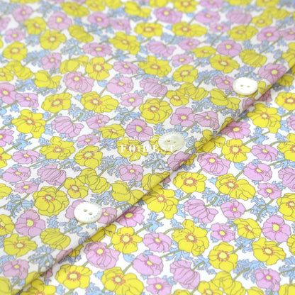 Liberty of London (Cotton Tana Lawn Fabric) - Charmian - FO:REST Fabric 布恩堂Liberty fabrictana lawnjapanese fabricykk zipper