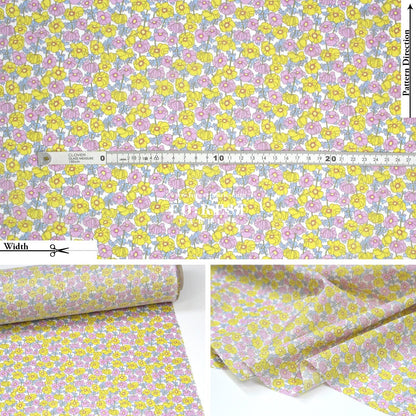 Liberty of London (Cotton Tana Lawn Fabric) - Charmian - FO:REST Fabric 布恩堂Liberty fabrictana lawnjapanese fabricykk zipper