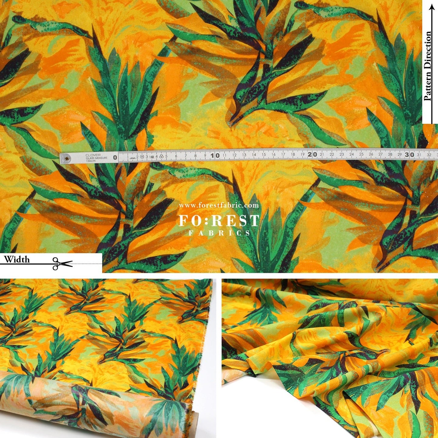 Liberty of London (Cotton Tana Lawn Fabric) - Chelsea Chaconia - FO:REST Fabric 布恩堂Liberty fabrictana lawnjapanese fabricykk zipper