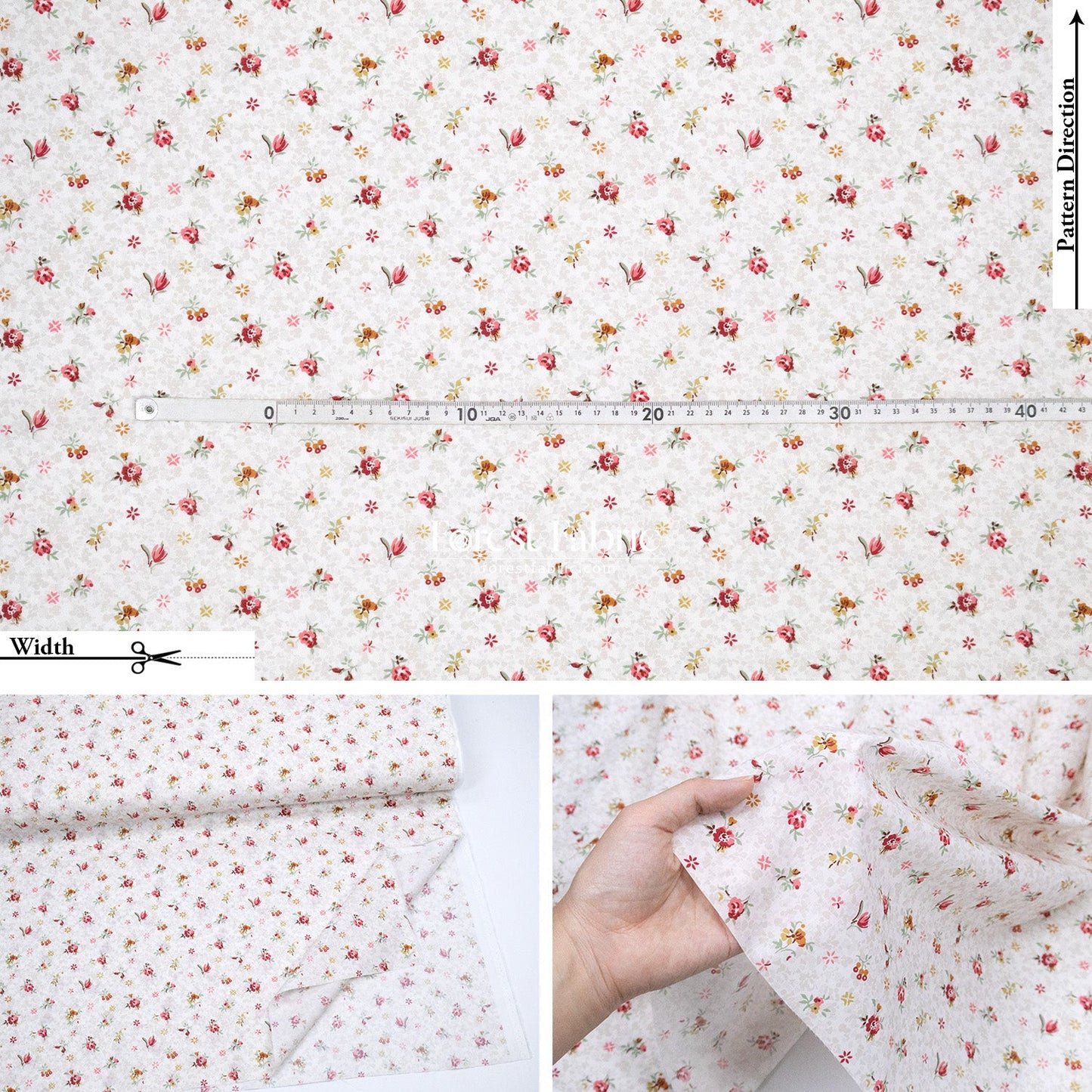 Liberty of London (Cotton Tana Lawn Fabric) - Chiara - FO:REST Fabric 布恩堂Liberty fabrictana lawnjapanese fabricykk zipper