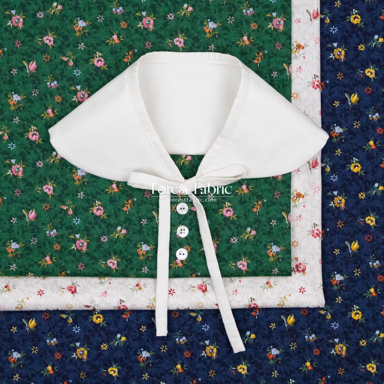 Liberty of London (Cotton Tana Lawn Fabric) - Chiara - FO:REST Fabric 布恩堂Liberty fabrictana lawnjapanese fabricykk zipper