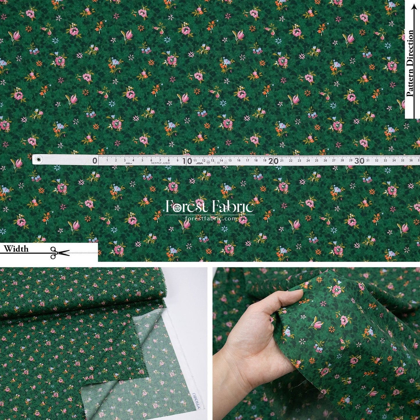 Liberty of London (Cotton Tana Lawn Fabric) - Chiara - FO:REST Fabric 布恩堂Liberty fabrictana lawnjapanese fabricykk zipper