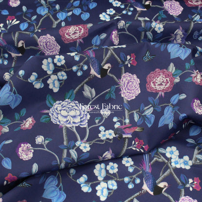 Liberty of London (Cotton Tana Lawn Fabric) - Chinoiserie Dream - FO:REST Fabric 布恩堂Liberty fabrictana lawnjapanese fabricykk zipper