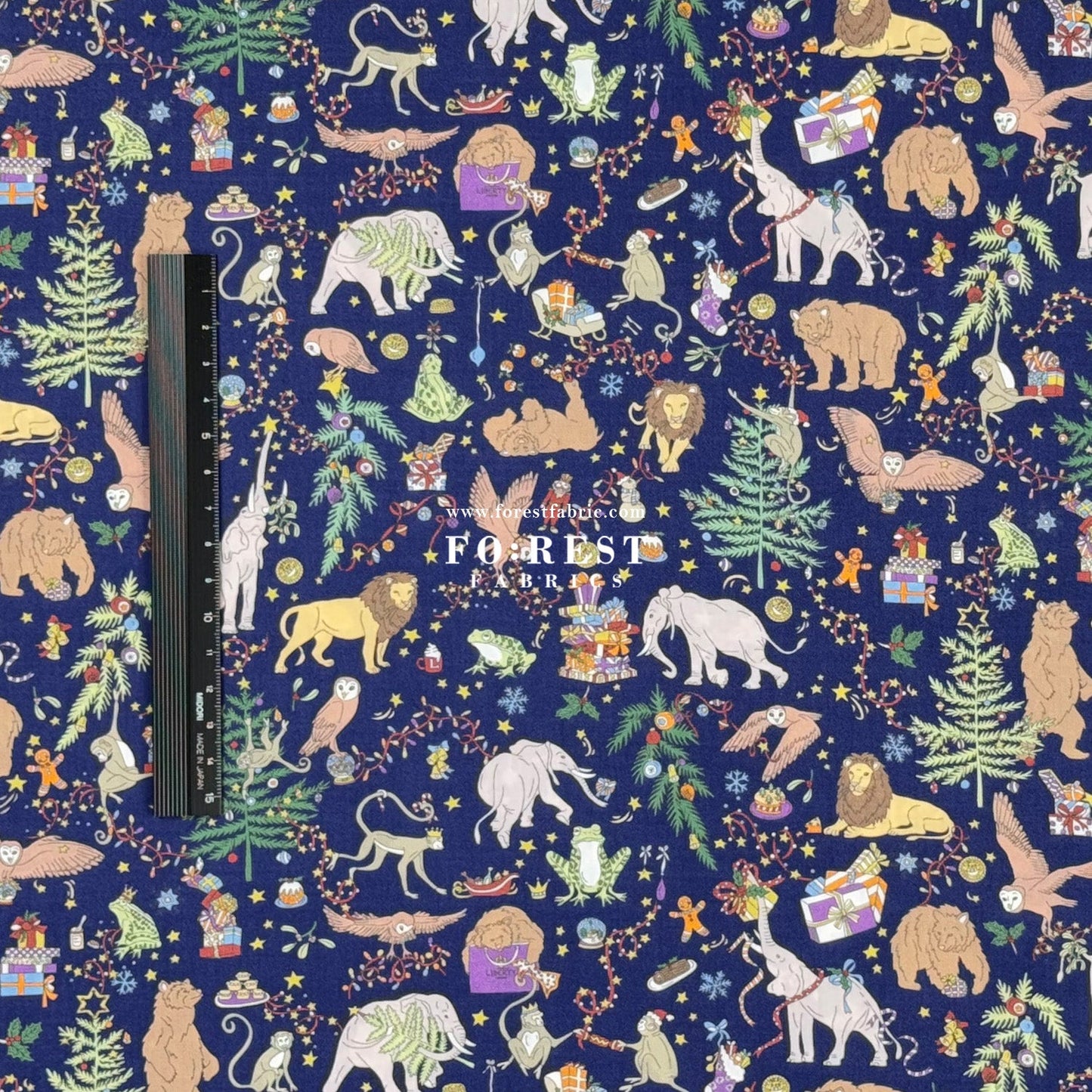 Liberty of London (Cotton Tana Lawn Fabric) - Christmas - FO:REST Fabric 布恩堂Liberty fabrictana lawnjapanese fabricykk zipper