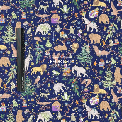 Liberty of London (Cotton Tana Lawn Fabric) - Christmas - FO:REST Fabric 布恩堂Liberty fabrictana lawnjapanese fabricykk zipper