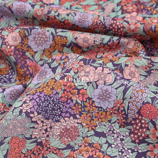 Liberty of London (Cotton Tana Lawn Fabric) - Ciara H - FO:REST Fabric 布恩堂Liberty fabrictana lawnjapanese fabricykk zipper