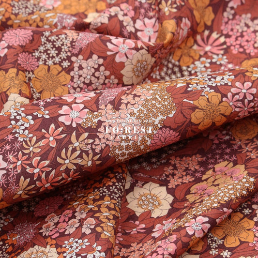 Liberty of London (Cotton Tana Lawn Fabric) - Ciara Metalic L - FO:REST Fabric 布恩堂Liberty fabrictana lawnjapanese fabricykk zipper