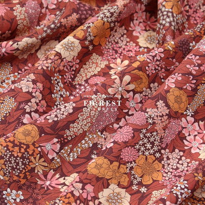 Liberty of London (Cotton Tana Lawn Fabric) - Ciara Metalic L - FO:REST Fabric 布恩堂Liberty fabrictana lawnjapanese fabricykk zipper
