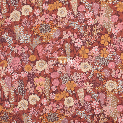 Liberty of London (Cotton Tana Lawn Fabric) - Ciara Metalic L - FO:REST Fabric 布恩堂Liberty fabrictana lawnjapanese fabricykk zipper