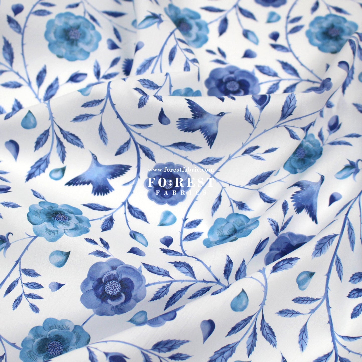 Liberty of London (Cotton Tana Lawn Fabric) - Clara Ellie - FO:REST Fabric 布恩堂Liberty fabrictana lawnjapanese fabricykk zipper