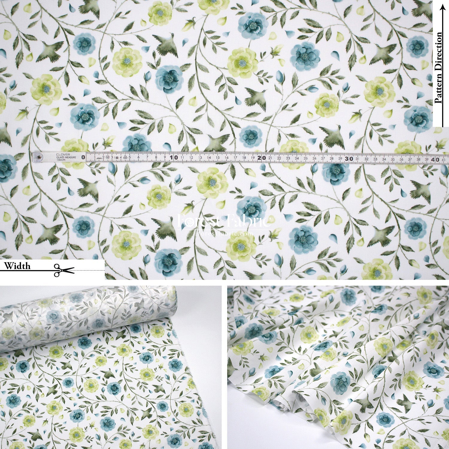 Liberty of London (Cotton Tana Lawn Fabric) - Clara Ellie - FO:REST Fabric 布恩堂Liberty fabrictana lawnjapanese fabricykk zipper