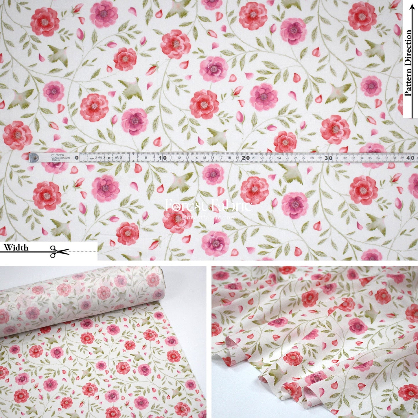 Liberty of London (Cotton Tana Lawn Fabric) - Clara Ellie - FO:REST Fabric 布恩堂Liberty fabrictana lawnjapanese fabricykk zipper