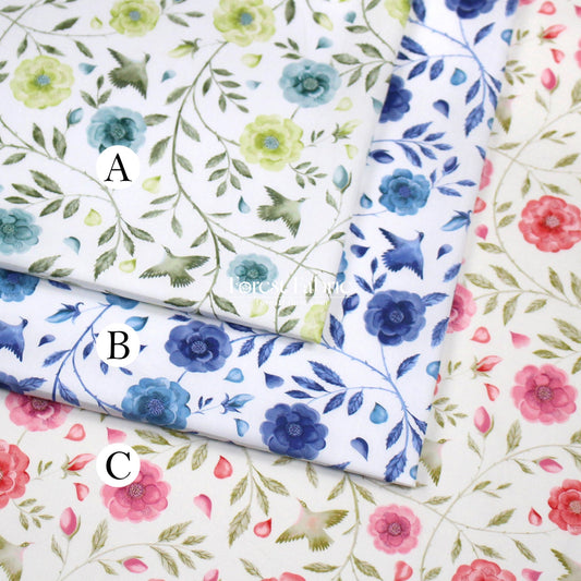 Liberty of London (Cotton Tana Lawn Fabric) - Clara Ellie - FO:REST Fabric 布恩堂Liberty fabrictana lawnjapanese fabricykk zipper
