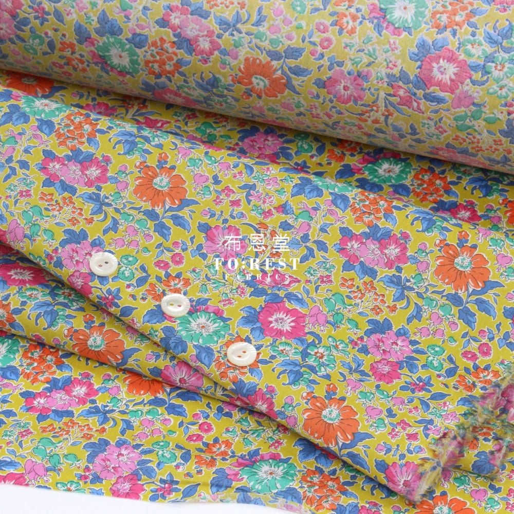 Liberty of London (Cotton Tana Lawn Fabric) - CLARE RICH - FO:REST Fabric 布恩堂Liberty fabrictana lawnjapanese fabricykk zipper