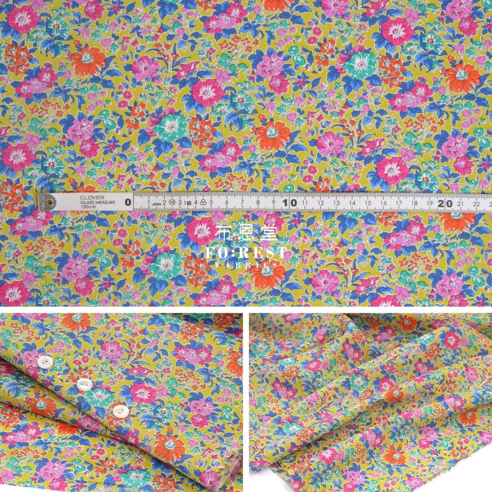 Liberty of London (Cotton Tana Lawn Fabric) - CLARE RICH - FO:REST Fabric 布恩堂Liberty fabrictana lawnjapanese fabricykk zipper