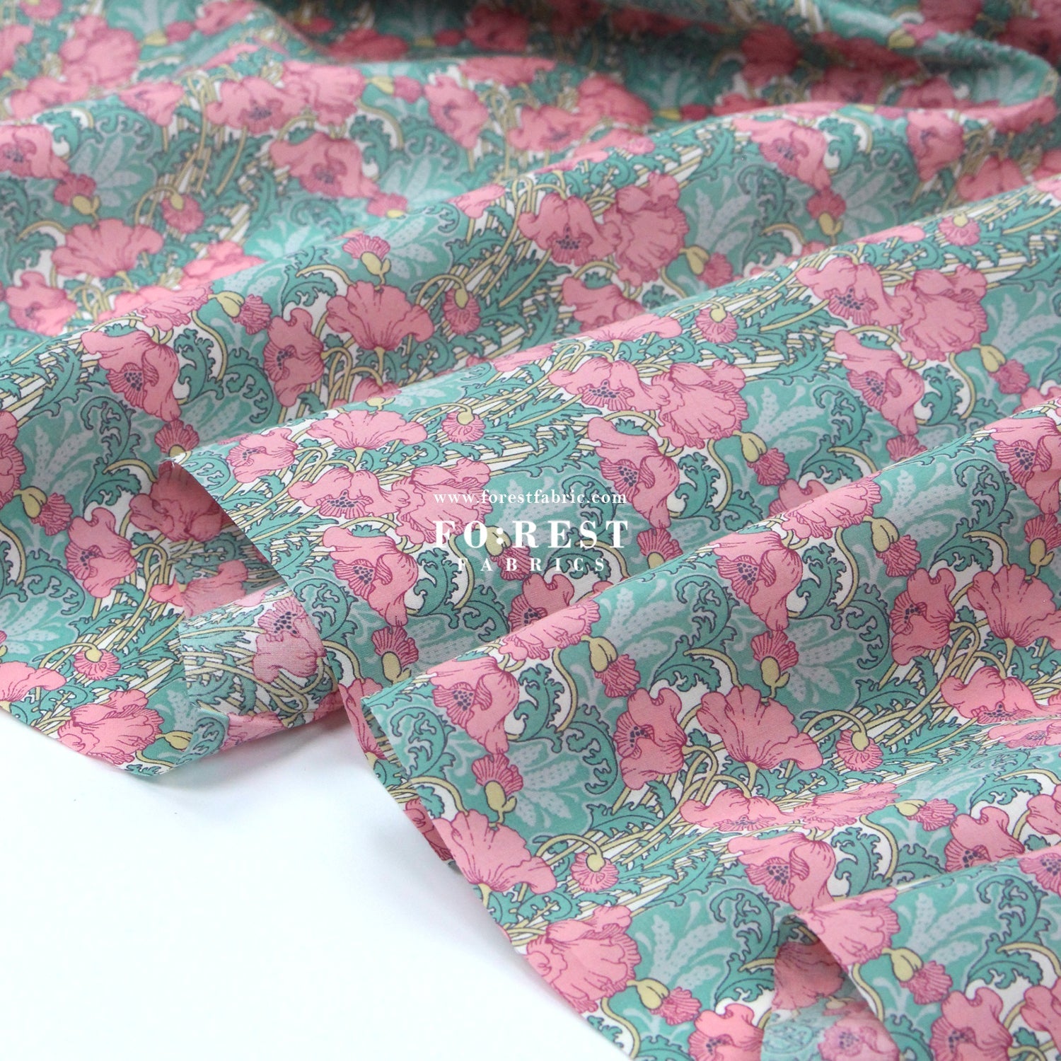 Liberty of London (Cotton Tana Lawn Fabric) - Clementina - FO:REST Fabric 布恩堂Liberty fabrictana lawnjapanese fabricykk zipper