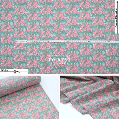 Liberty of London (Cotton Tana Lawn Fabric) - Clementina - FO:REST Fabric 布恩堂Liberty fabrictana lawnjapanese fabricykk zipper