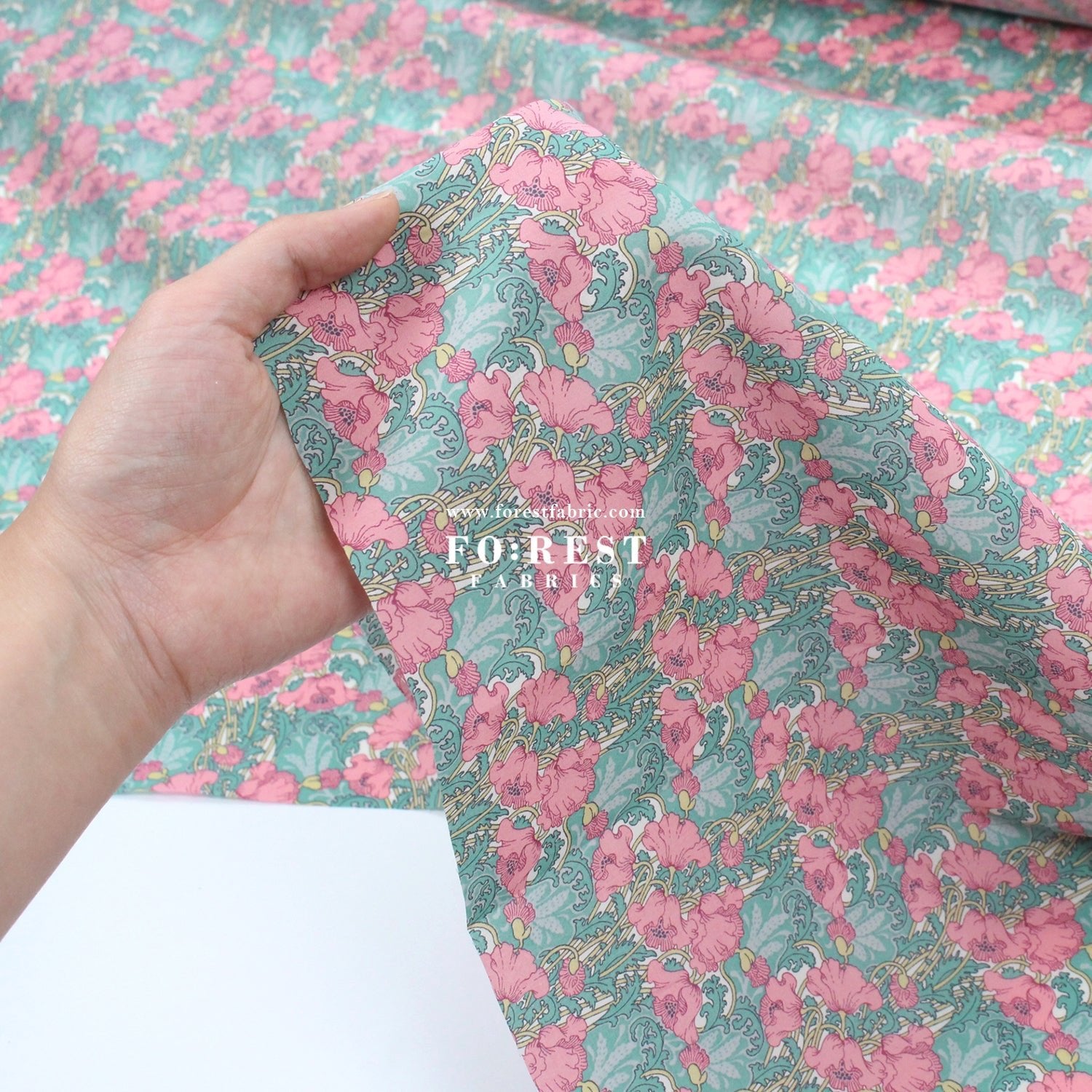 Liberty of London (Cotton Tana Lawn Fabric) - Clementina - FO:REST Fabric 布恩堂Liberty fabrictana lawnjapanese fabricykk zipper