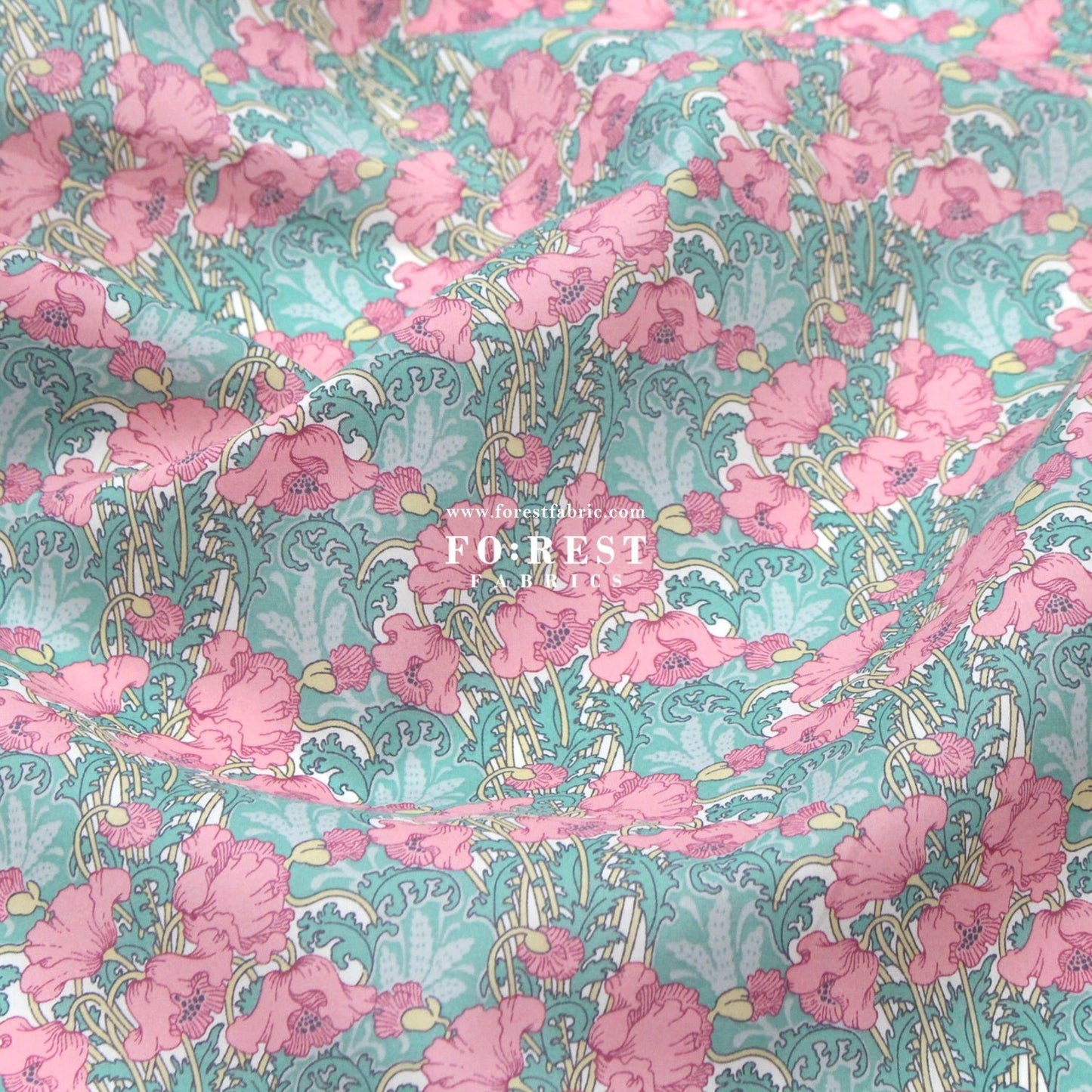 Liberty of London (Cotton Tana Lawn Fabric) - Clementina - FO:REST Fabric 布恩堂Liberty fabrictana lawnjapanese fabricykk zipper
