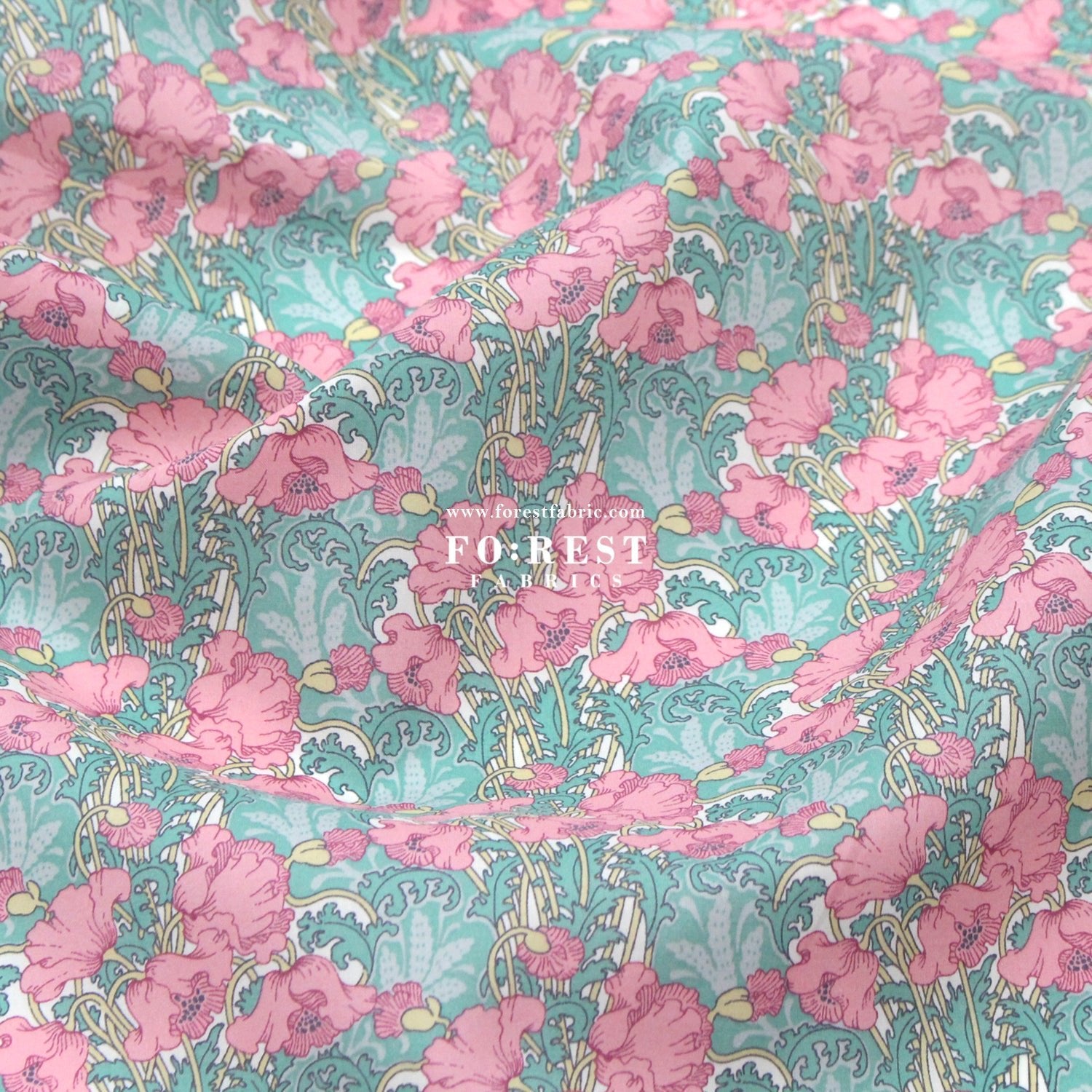Liberty of London (Cotton Tana Lawn Fabric) - Clementina - FO:REST Fabric 布恩堂Liberty fabrictana lawnjapanese fabricykk zipper