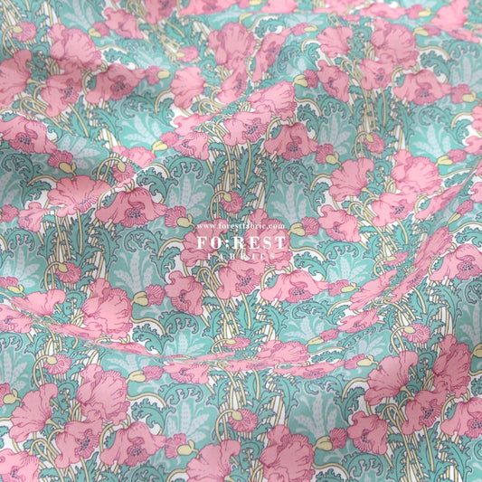 Liberty of London (Cotton Tana Lawn Fabric) - Clementina - FO:REST Fabric 布恩堂Liberty fabrictana lawnjapanese fabricykk zipper