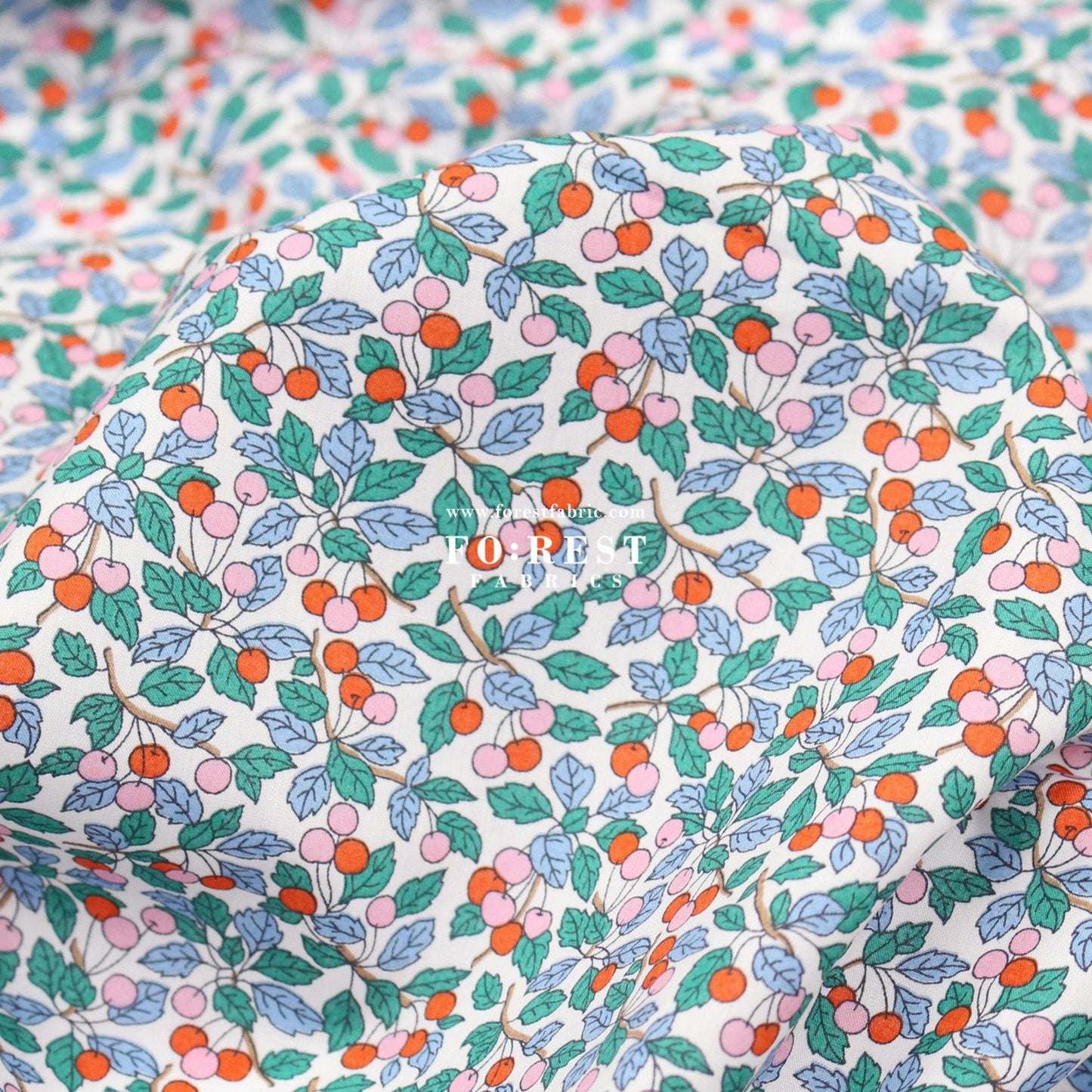 Liberty of London (Cotton Tana Lawn Fabric) - Colleen's Orchard - FO:REST Fabric 布恩堂Liberty fabrictana lawnjapanese fabricykk zipper