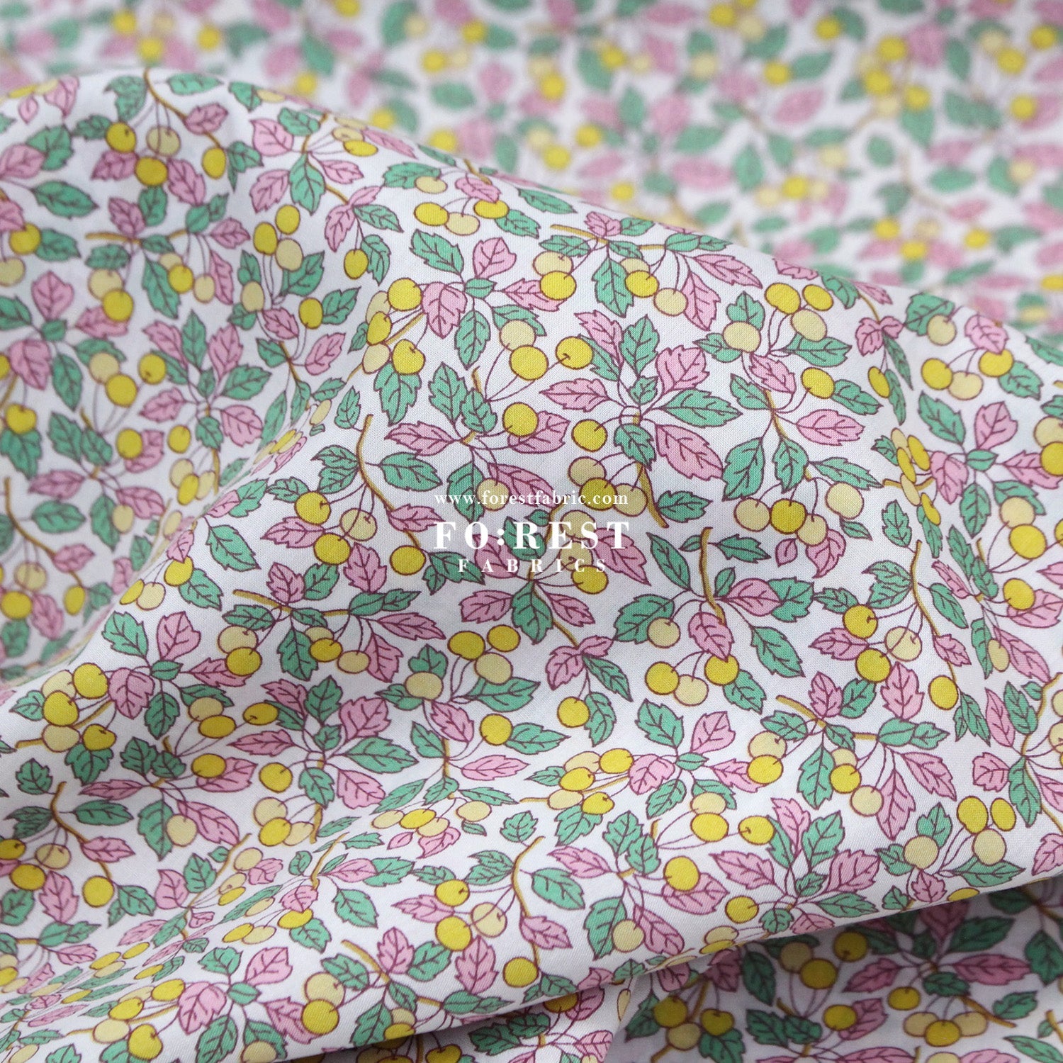 Liberty of London (Cotton Tana Lawn Fabric) - Colleen's Orchard - FO:REST Fabric 布恩堂Liberty fabrictana lawnjapanese fabricykk zipper