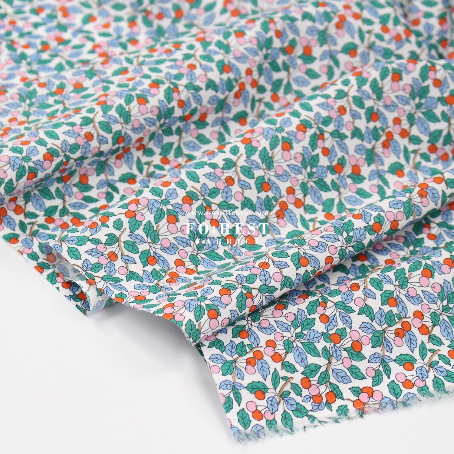 Liberty of London (Cotton Tana Lawn Fabric) - Colleen's Orchard - FO:REST Fabric 布恩堂Liberty fabrictana lawnjapanese fabricykk zipper