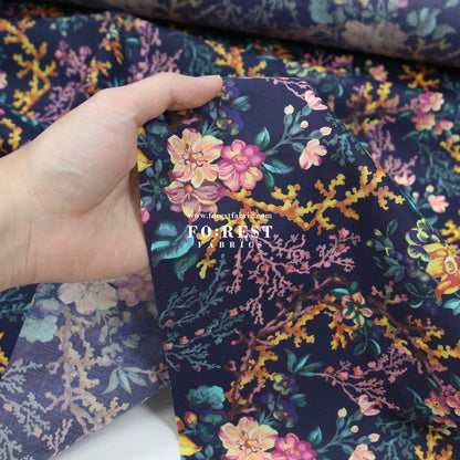Liberty of London (Cotton Tana Lawn Fabric) - Coral Meadow - FO:REST Fabric 布恩堂Liberty fabrictana lawnjapanese fabricykk zipper