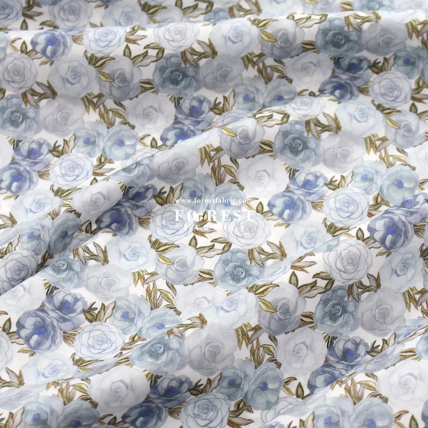 Liberty of London (Cotton Tana Lawn Fabric) - Covent Garden LightBlue - FO:REST Fabric 布恩堂Liberty fabrictana lawnjapanese fabricykk zipper