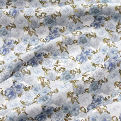 Liberty of London (Cotton Tana Lawn Fabric) - Covent Garden LightBlue - FO:REST Fabric 布恩堂Liberty fabrictana lawnjapanese fabricykk zipper