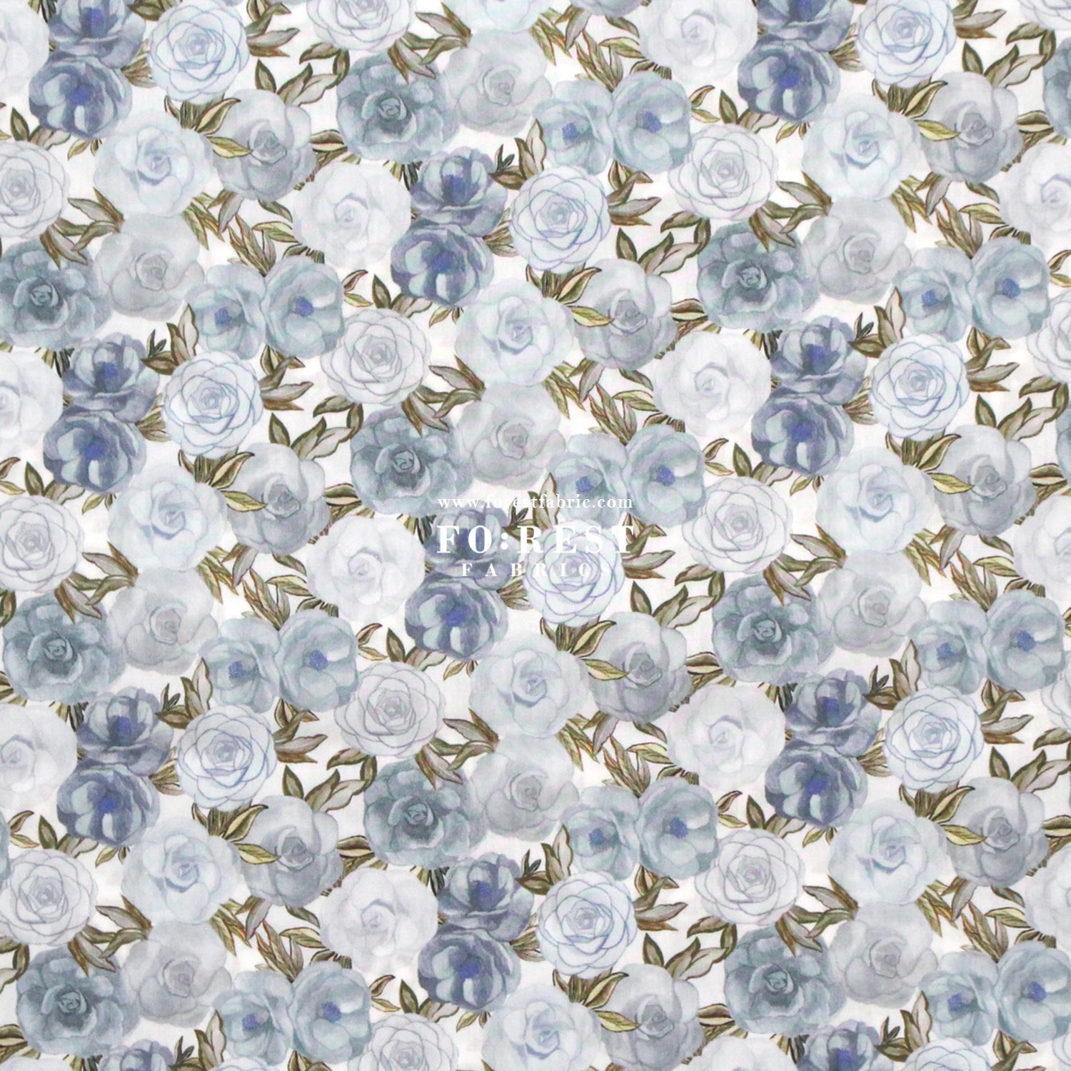 Liberty of London (Cotton Tana Lawn Fabric) - Covent Garden LightBlue - FO:REST Fabric 布恩堂Liberty fabrictana lawnjapanese fabricykk zipper