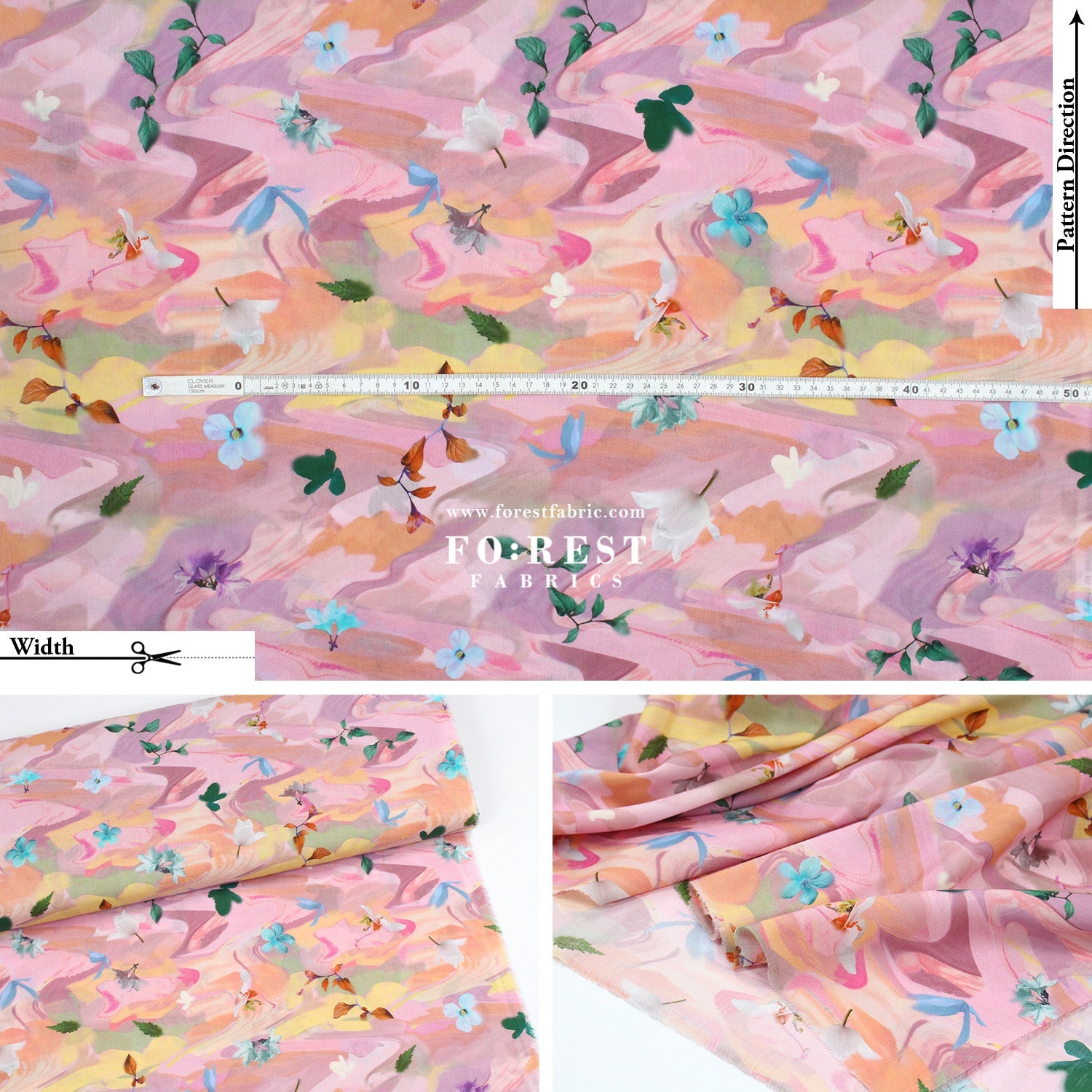 Liberty of London (Cotton Tana Lawn Fabric) - Cyberscape - FO:REST Fabric 布恩堂Liberty fabrictana lawnjapanese fabricykk zipper