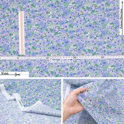 Liberty of London (Cotton Tana Lawn Fabric) - Dahlia Dream - FO:REST Fabric 布恩堂Liberty fabrictana lawnjapanese fabricykk zipper