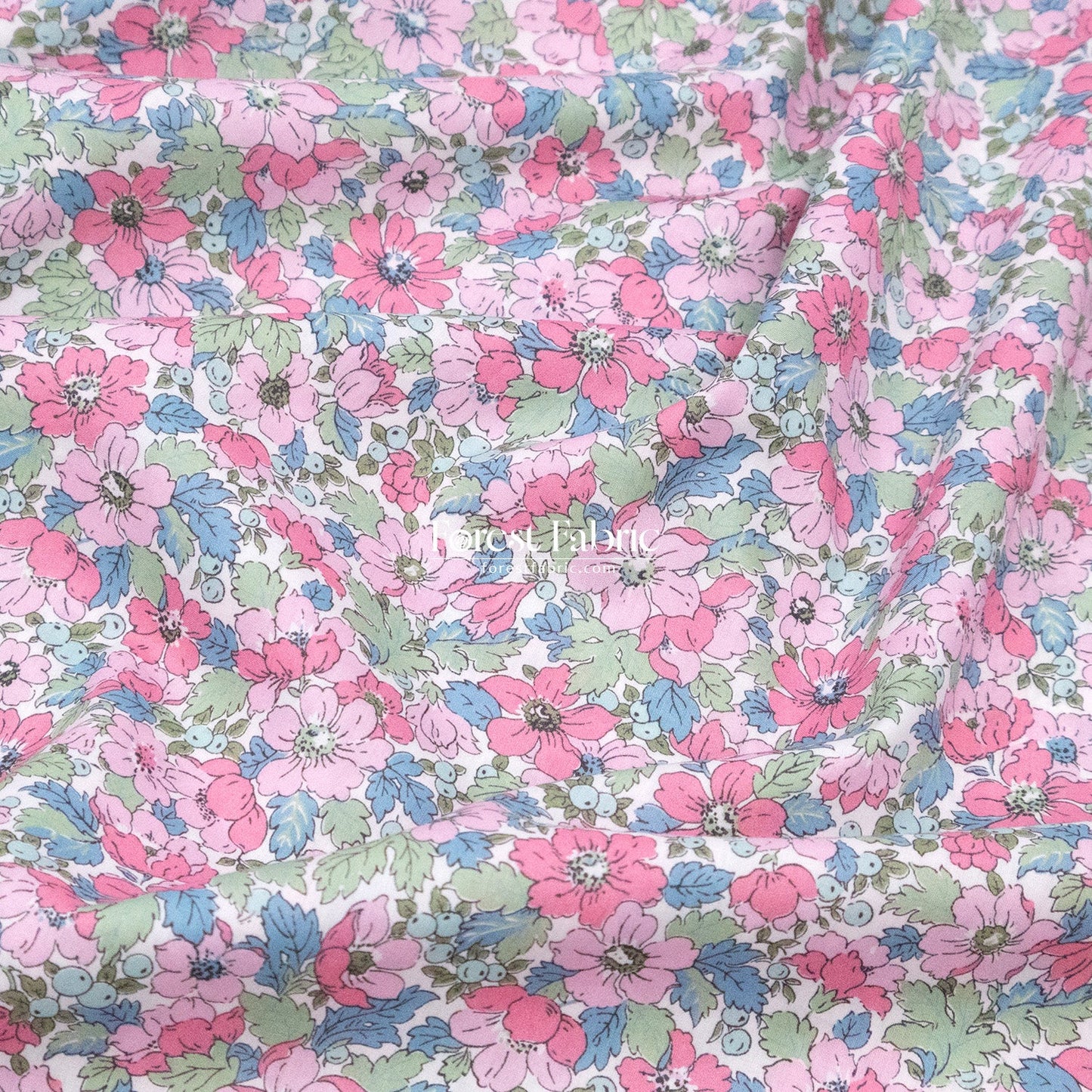 Liberty of London (Cotton Tana Lawn Fabric) - Dahlia Dream - FO:REST Fabric 布恩堂Liberty fabrictana lawnjapanese fabricykk zipper