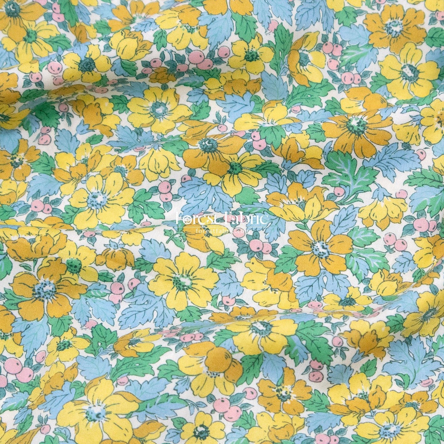 Liberty of London (Cotton Tana Lawn Fabric) - Dahlia Dream - FO:REST Fabric 布恩堂Liberty fabrictana lawnjapanese fabricykk zipper