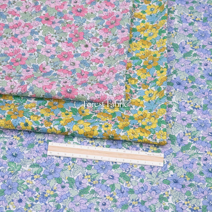 Liberty of London (Cotton Tana Lawn Fabric) - Dahlia Dream - FO:REST Fabric 布恩堂Liberty fabrictana lawnjapanese fabricykk zipper