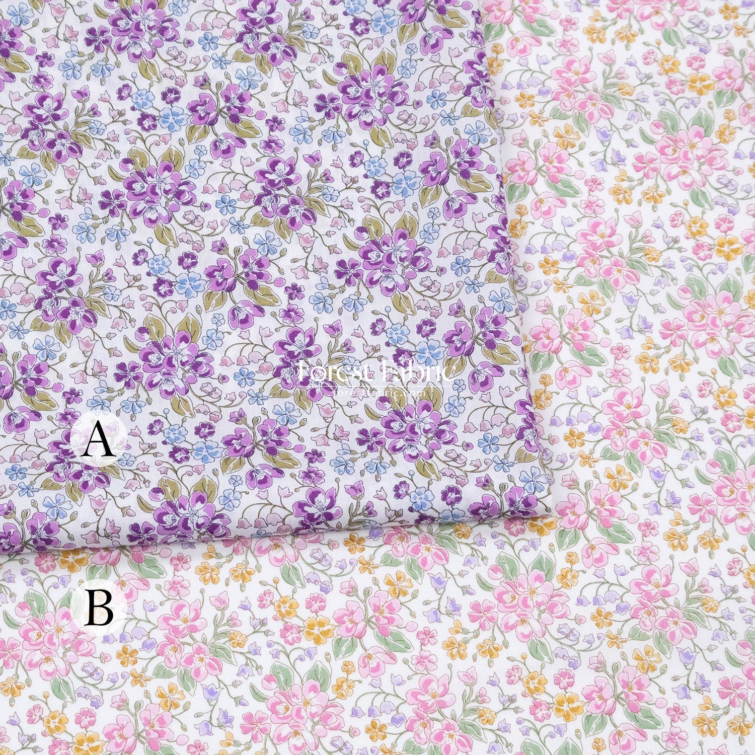 Liberty of London (Cotton Tana Lawn Fabric) - Daisy Annabel - FO:REST Fabric 布恩堂Liberty fabrictana lawnjapanese fabricykk zipper