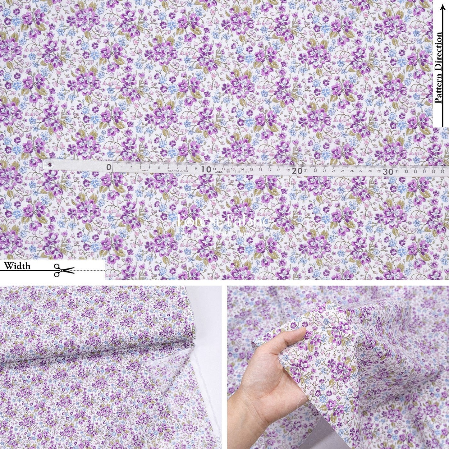 Liberty of London (Cotton Tana Lawn Fabric) - Daisy Annabel - FO:REST Fabric 布恩堂Liberty fabrictana lawnjapanese fabricykk zipper