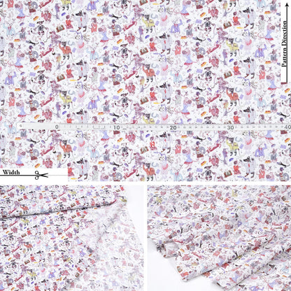 Liberty of London (Cotton Tana Lawn Fabric) - Dapper Dogs - FO:REST Fabric 布恩堂Liberty fabrictana lawnjapanese fabricykk zipper