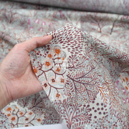 Liberty of London (Cotton Tana Lawn Fabric) - David Joe B - FO:REST Fabric 布恩堂Liberty fabrictana lawnjapanese fabricykk zipper