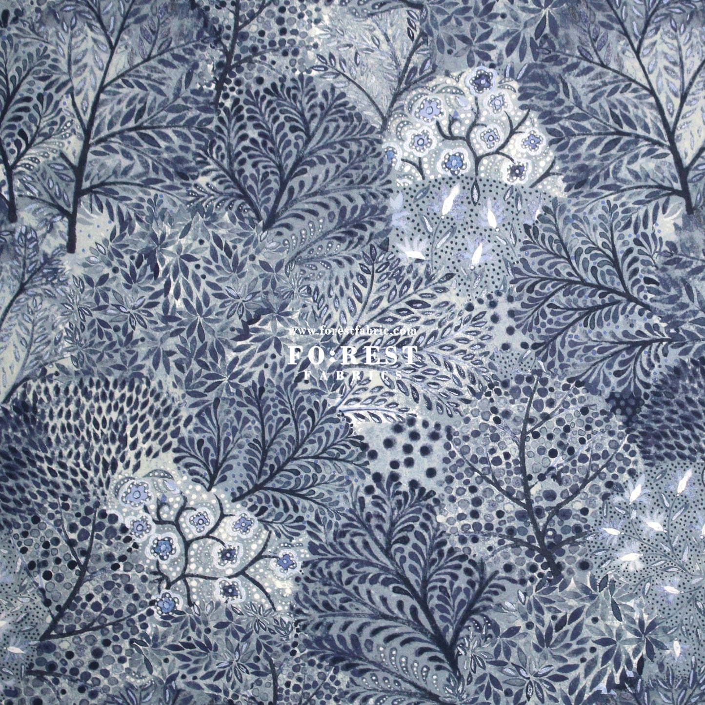 Liberty of London (Cotton Tana Lawn Fabric) - David Joe C - FO:REST Fabric 布恩堂Liberty fabrictana lawnjapanese fabricykk zipper