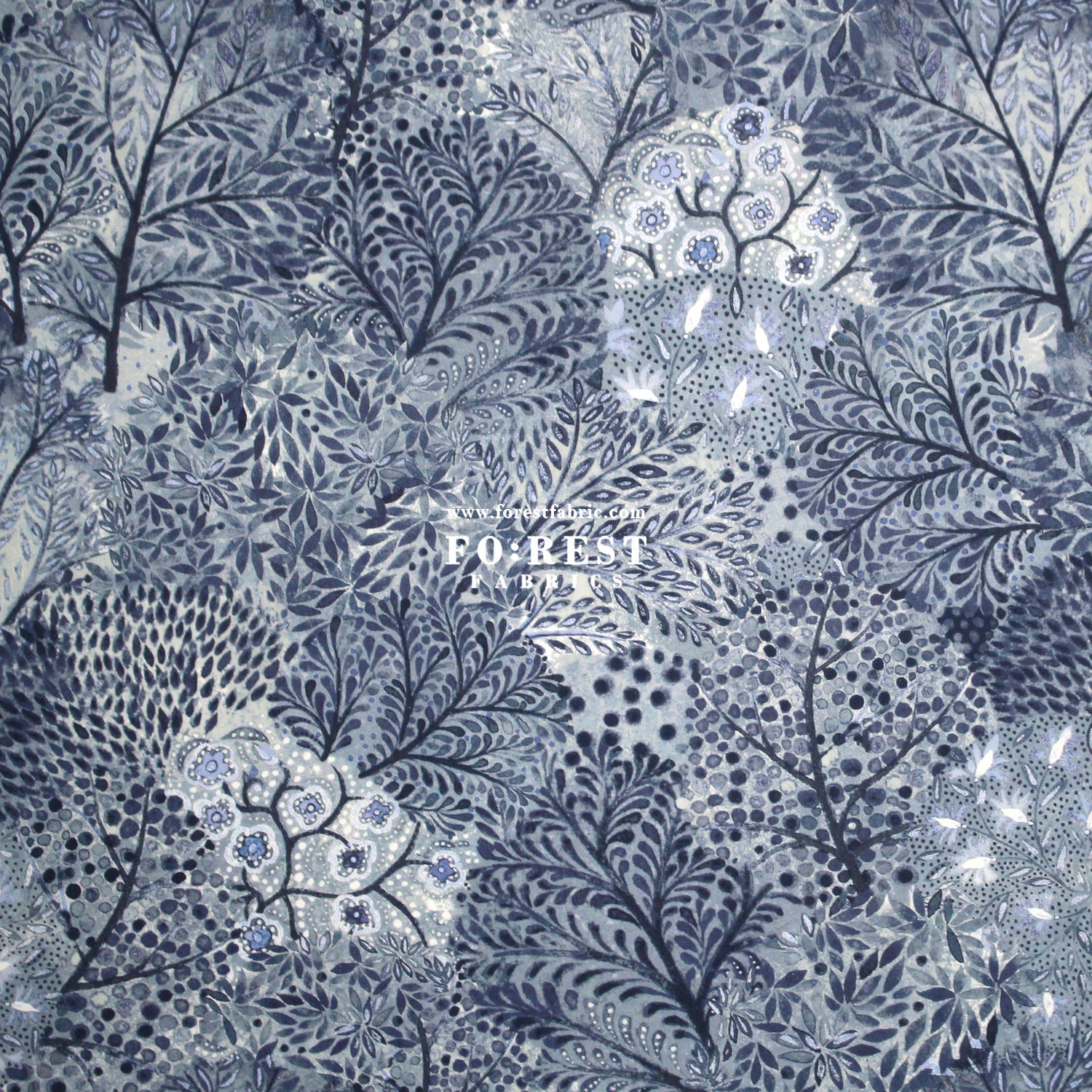 Liberty of London (Cotton Tana Lawn Fabric) - David Joe C - FO:REST Fabric 布恩堂Liberty fabrictana lawnjapanese fabricykk zipper