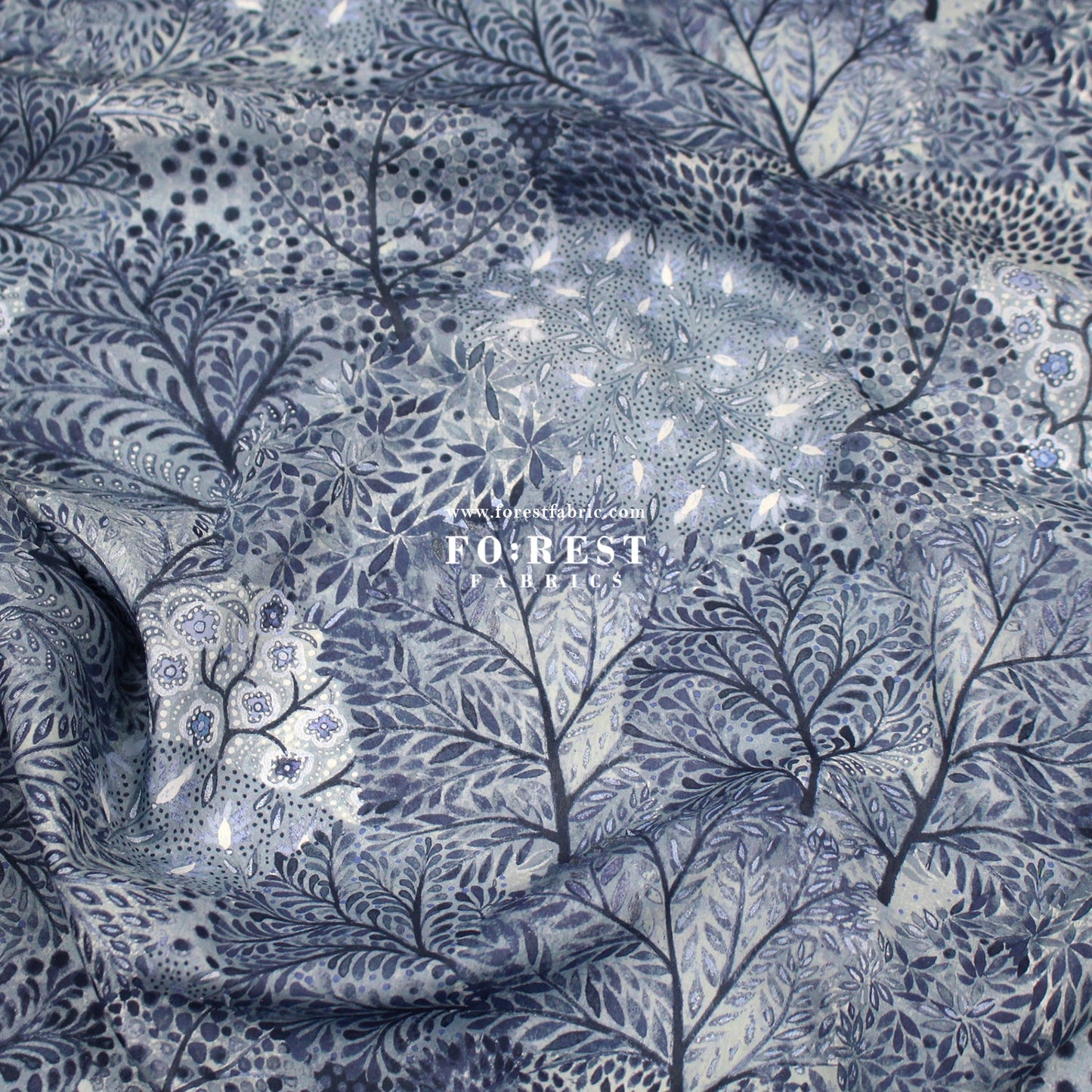 Liberty of London (Cotton Tana Lawn Fabric) - David Joe C - FO:REST Fabric 布恩堂Liberty fabrictana lawnjapanese fabricykk zipper