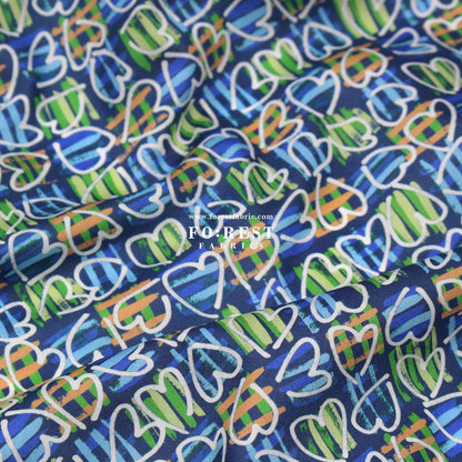 Liberty of London (Cotton Tana Lawn Fabric) - Dear Gingham Navy - FO:REST Fabric 布恩堂Liberty fabrictana lawnjapanese fabricykk zipper