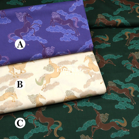 Liberty of London (Cotton Tana Lawn Fabric) - Deco Dressage - FO:REST Fabric 布恩堂Liberty fabrictana lawnjapanese fabricykk zipper